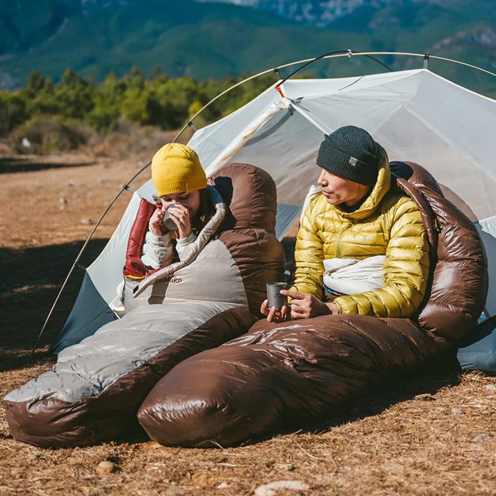 Спальник Naturehike нейлон 190х75 см темно-коричневий 400 г