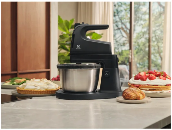 Стаціонарний міксер Electrolux 500 Вт металевий 3,5 л сірий