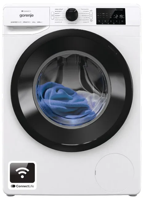 Пральна машина Gorenje автоматична 8 кг 1400 об/хв 60х85х46,5 см Білий