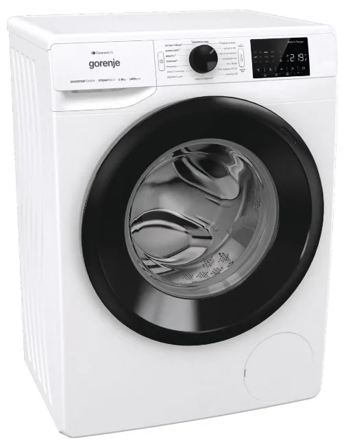 Пральна машина Gorenje автоматична 8 кг 1400 об/хв 60х85х46,5 см Білий