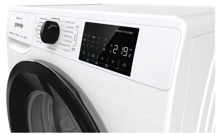 Пральна машина Gorenje автоматична 8 кг 1400 об/хв 60х85х46,5 см Білий