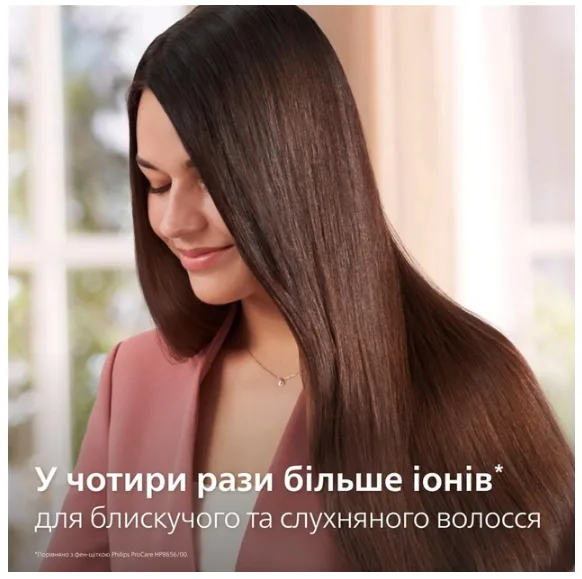 Фен-щітка Philips 1000 Вт керамічна синя 19,5х28 см