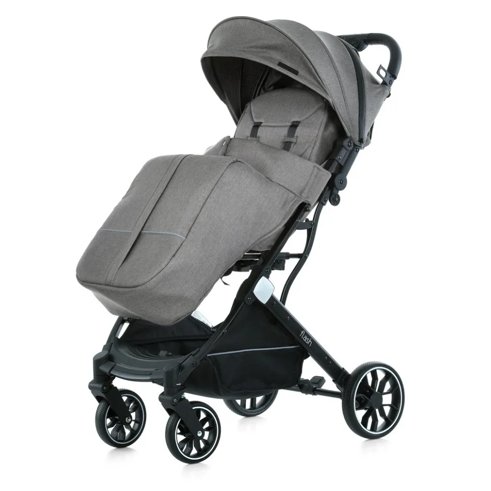 Дитяча прогулянкова коляска Bambi алюміній 81х51,5х107 см шоколадна