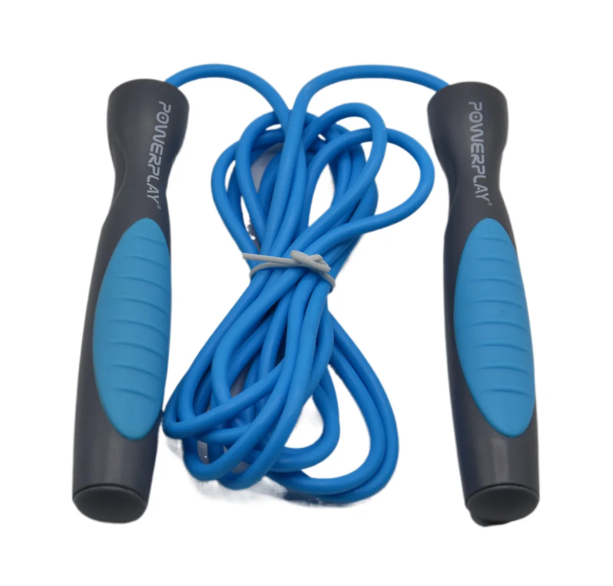 Скакалка Active Point ПВХ 2,7 м Блакитна Регульована довжина