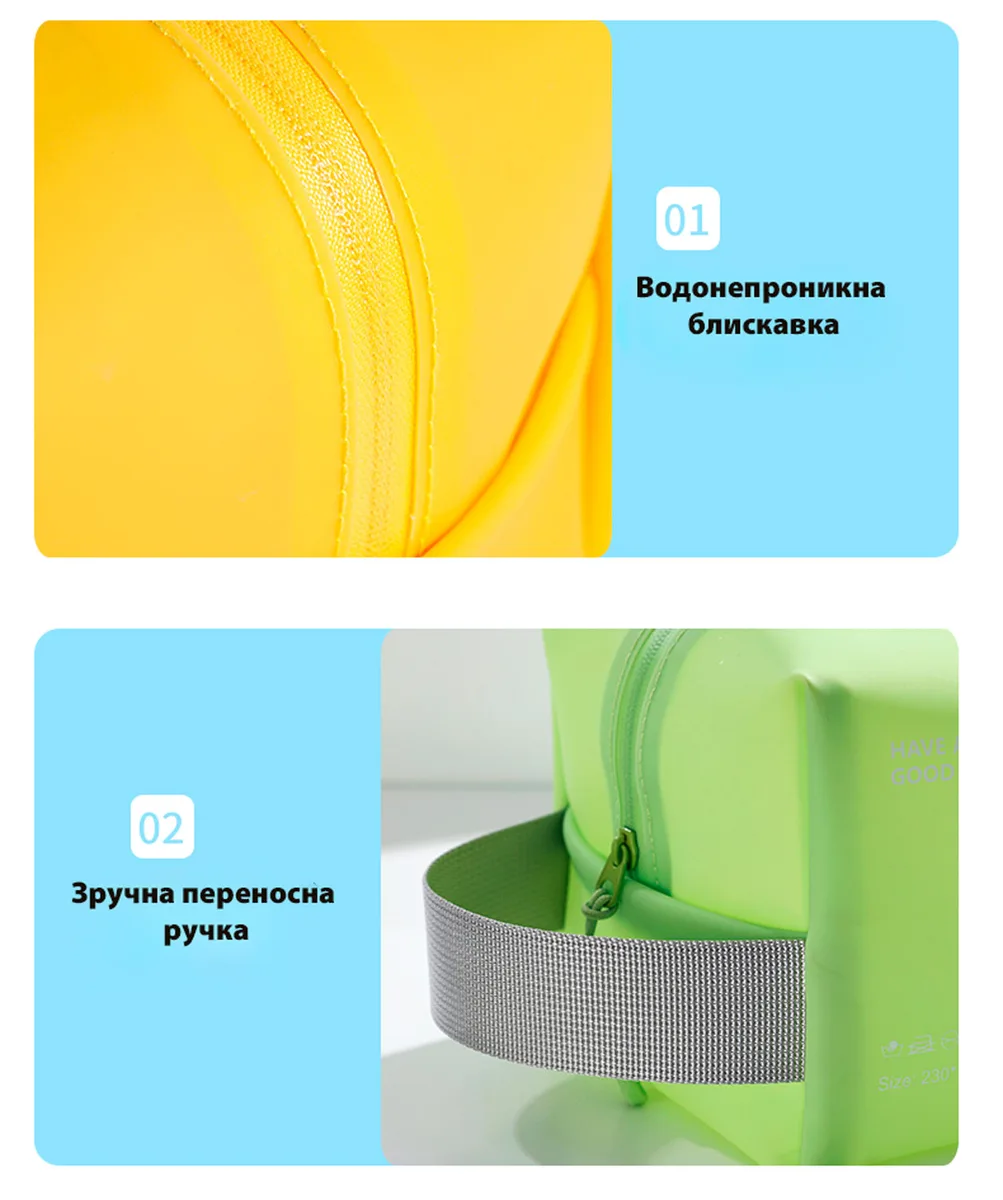 Органайзер косметичка LoveYouHome поліестер 23x11,5x11,5 см синя водонепроникна