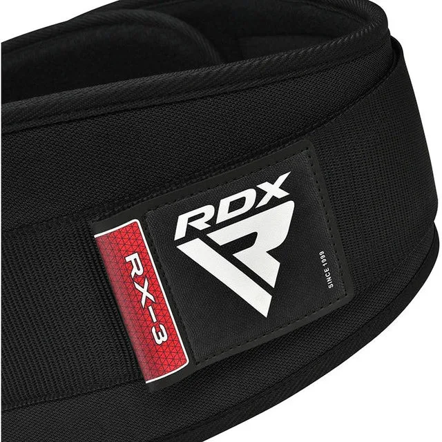 Пояс для важкої атлетики RDX неопреновий XL чорний
