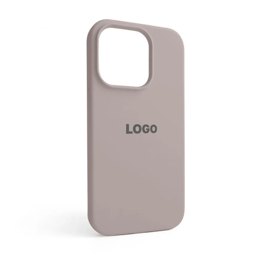 Чохол Silicone Case для Apple iPhone 14 Pro силіконовий  lavender  сірий