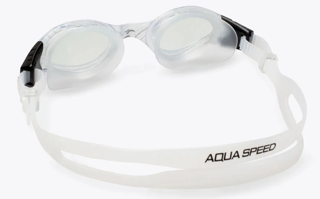 Окуляри для плавання AQUA SPEED TPE One Size прозорі