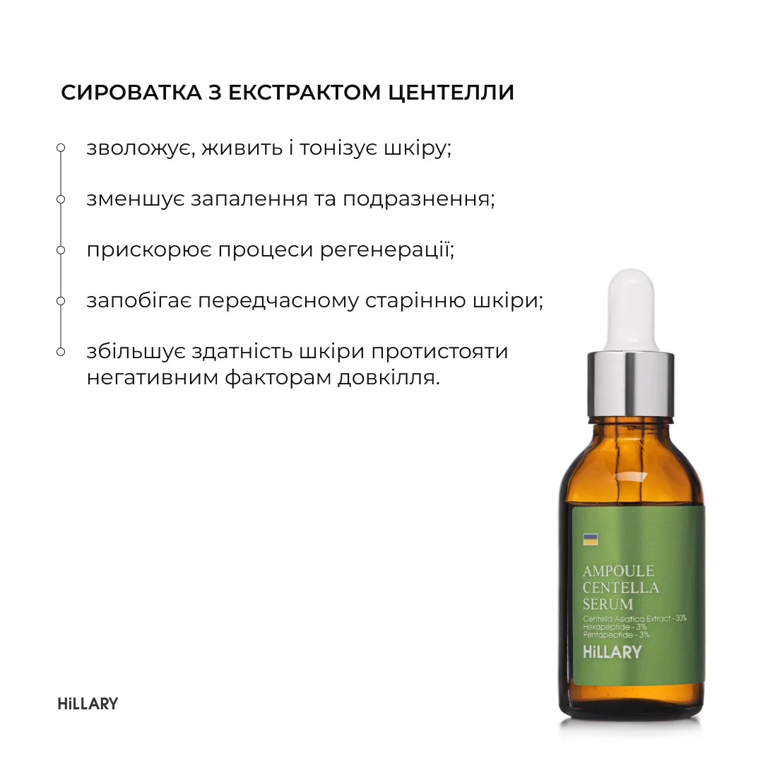 Ампульна сироватка + Заспокійливі патчі з центеллою