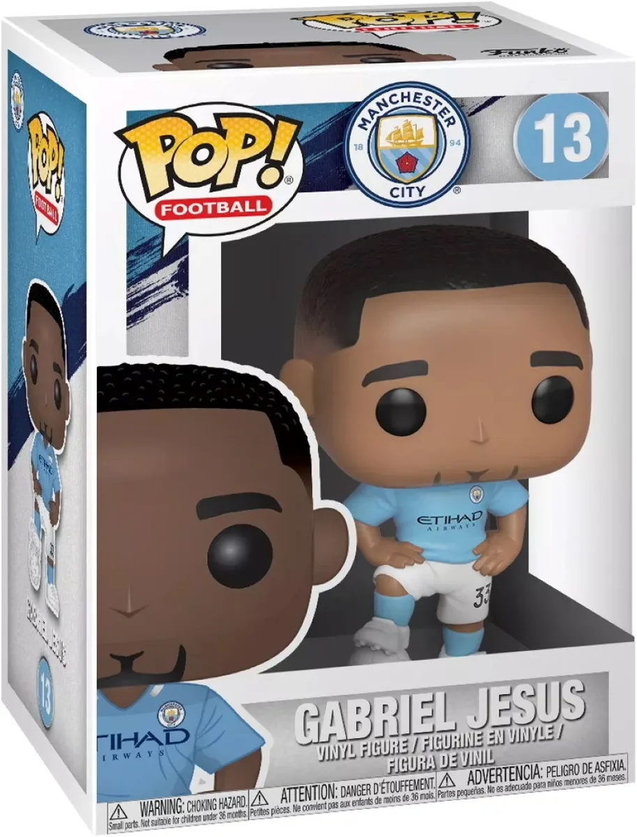 Фигурка Funko POP Футбол: FC Manchester City - Габриэл Жезус
