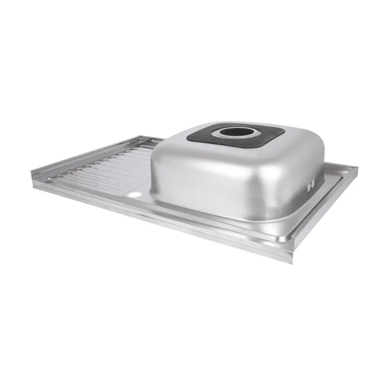 Кухонная мойка Brinex 5080-R 800х520х160 мм нержавеющая сталь Satin
