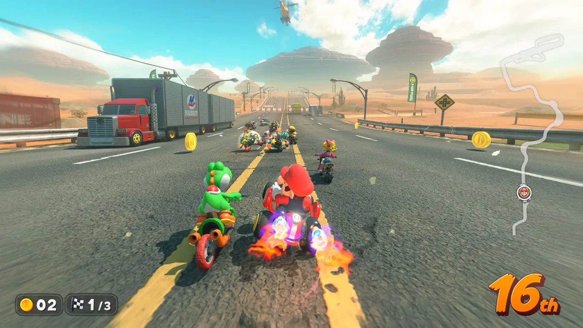 Консольная игра Switch 2 Mario Kart World, картридж.