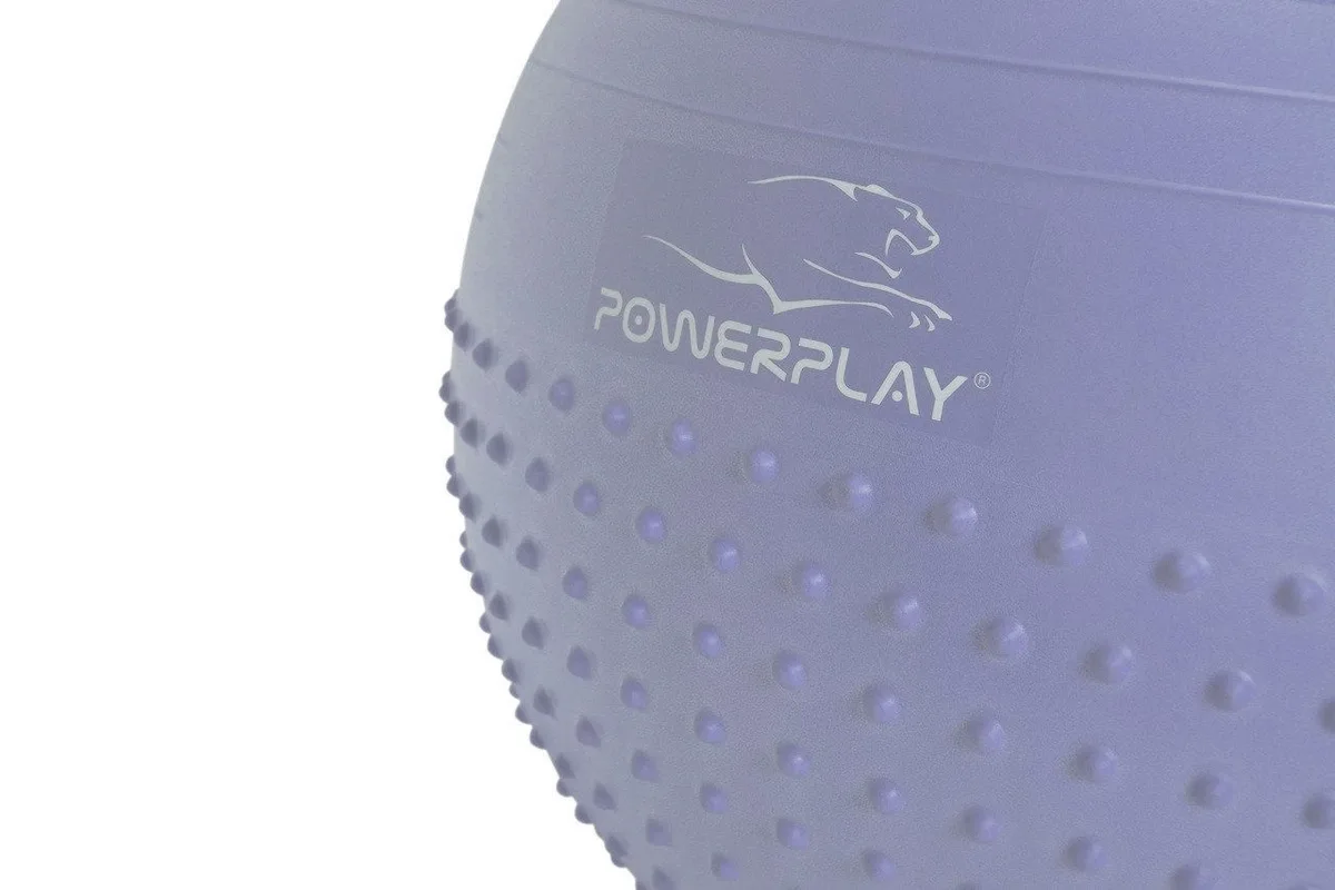 М'яч для фітнесу Active Point PVC 75 см Блакитний