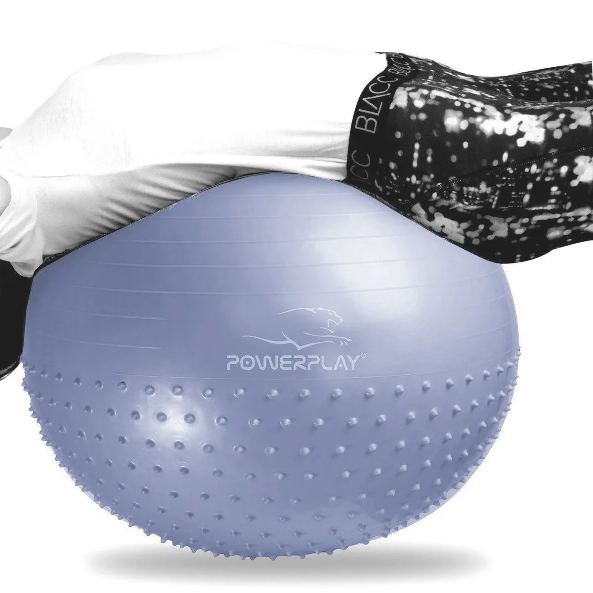 М'яч для фітнесу Active Point PVC 75 см Блакитний