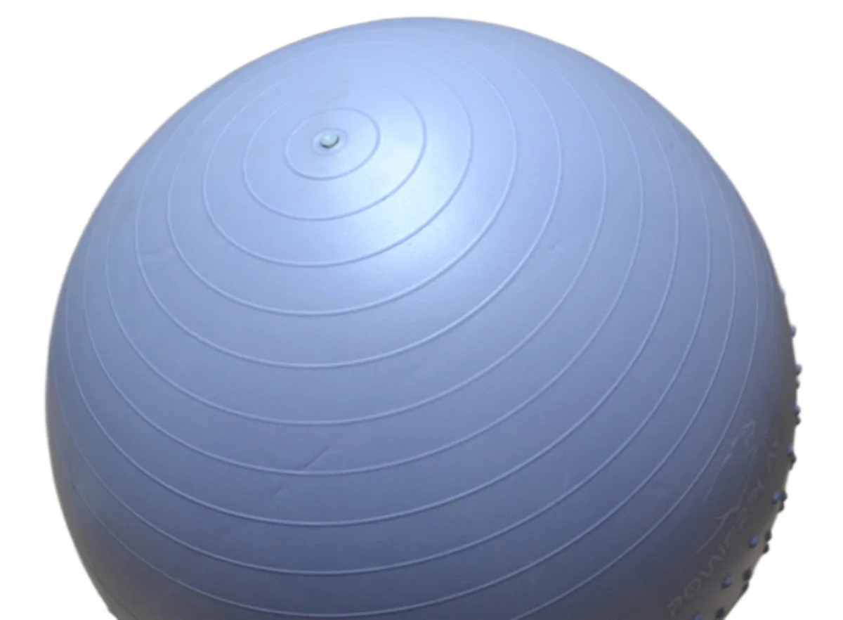 М'яч для фітнесу Active Point PVC 75 см Блакитний