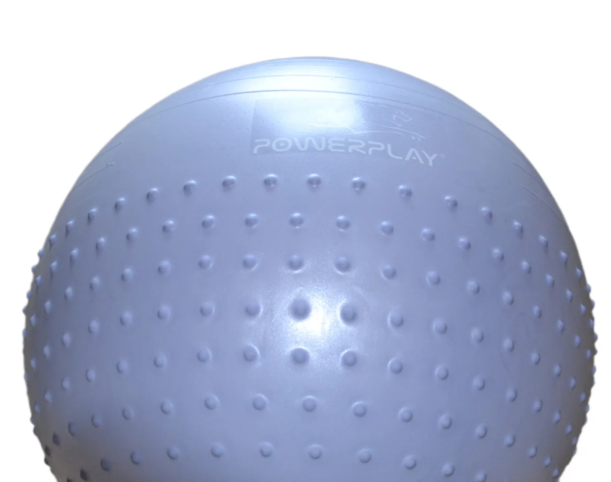 М'яч для фітнесу Active Point PVC 75 см Блакитний