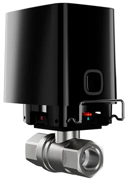 Розумний кульовий кран Ajax WaterStop 3/4" Jeweler, бездротовий, чорний