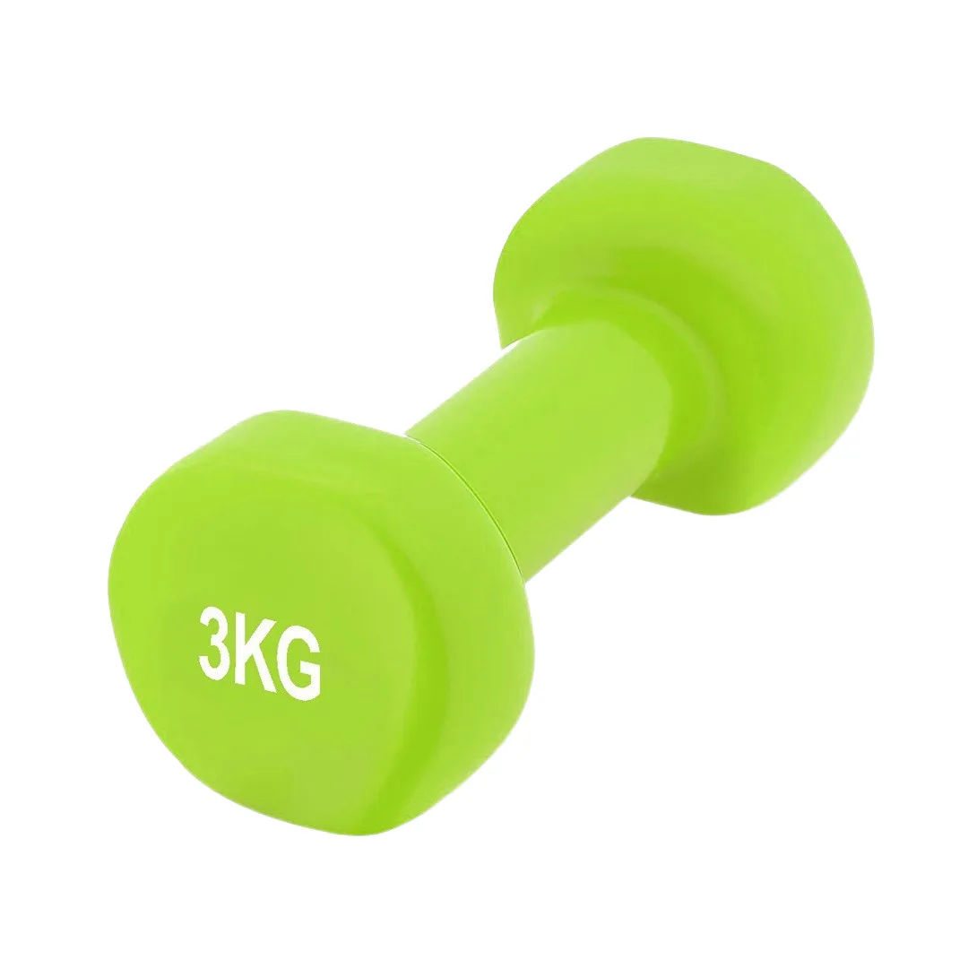 Гантель вінілова Active Point 3 кг Зелена
