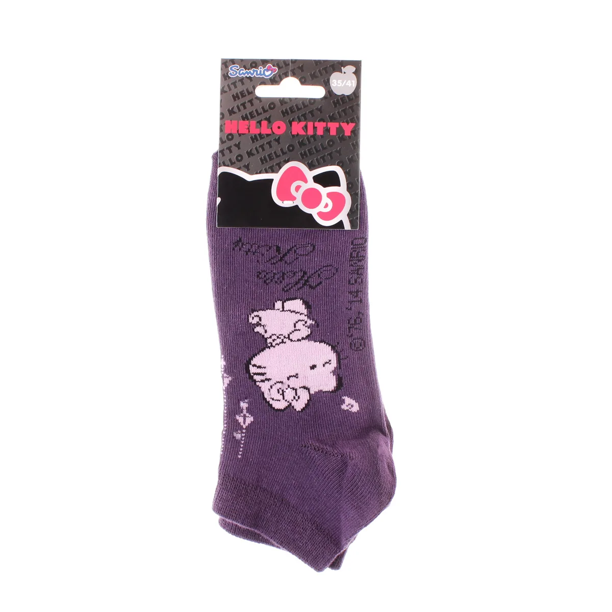 Шкарпетки HELLO KITTY 63% бавовна 35-41 фіолетовий