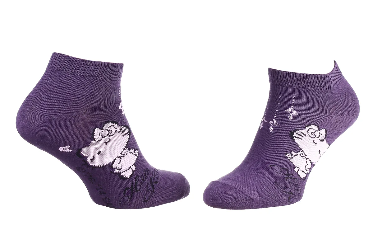 Шкарпетки HELLO KITTY 63% бавовна 35-41 фіолетовий