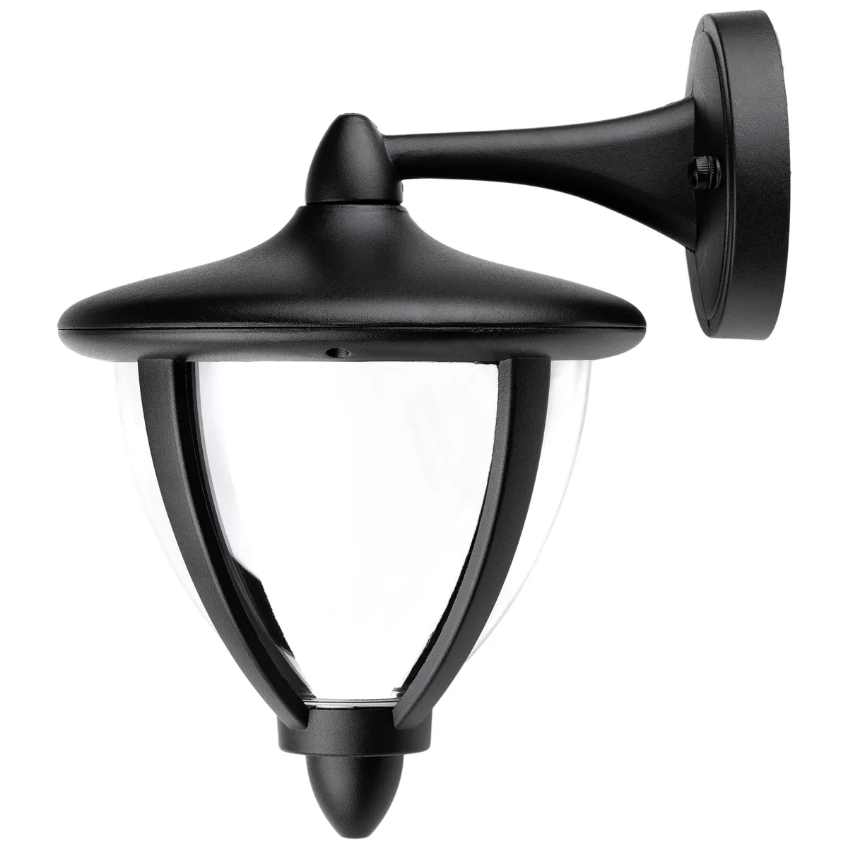 Настінний ліхтар LumiLED металевий чорний 25х25х20 см IP44 E27