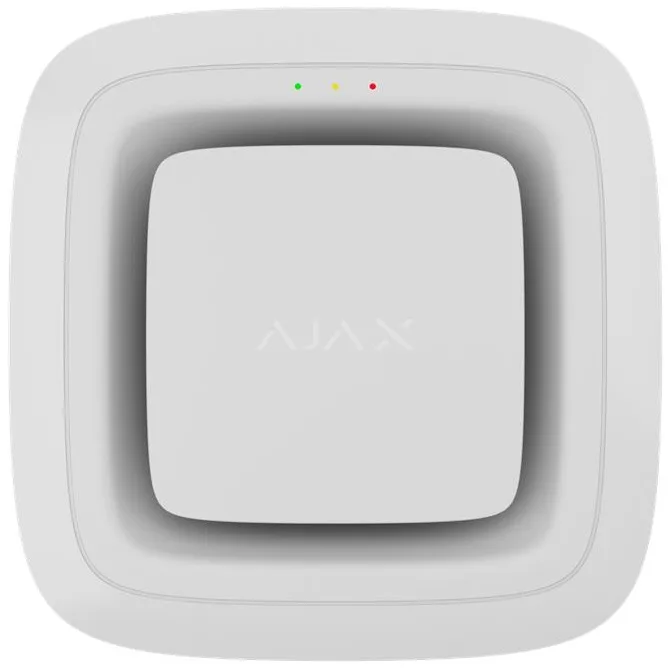 Датчик пожежний звуковий Ajax EN54 FireProtect Sounder white, Jeweller, EN54, бездротовий, білий