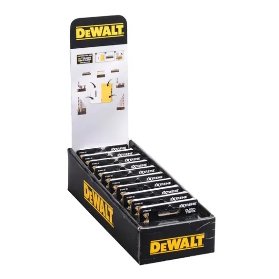 Біти DeWalt FlexTorq 25мм 7шт Т15 Т20 Т25 Т30 Т40 набір для шурупокрутів та дрилів бітний набір