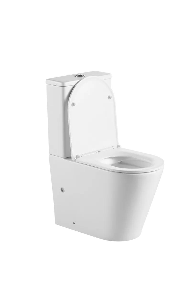 Унітаз-компакт MIXXUS PREMIUM санітарна порцеляна 390х670х880 мм білий RIMLESS