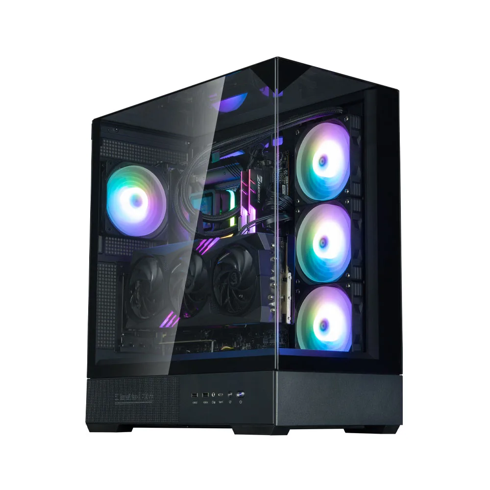 Корпус Zalman чорний Mid Tower ATX зі скляними панелями 1x120мм ARGB 1xUSB Type-C