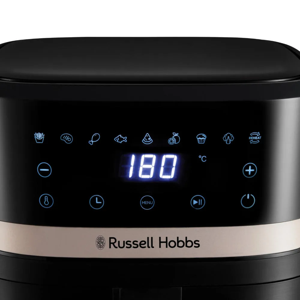 Мультифункційна піч Russell Hobbs 1800Вт, ємність 8.3л, сенсорне керування, 9 автоматичних програм, пластиковий корпус, чорний кол