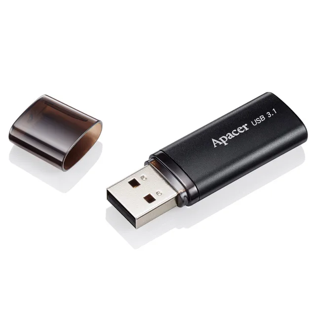 Накопичувач Apacer USB 3.2 128GB Металевий Чорний