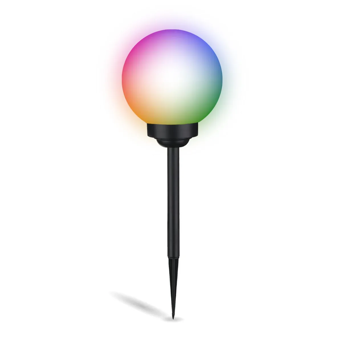 Садовые LED шары LumiLED 15 см поликарбонат RGB ассорти 4 шт на солнечной батарее