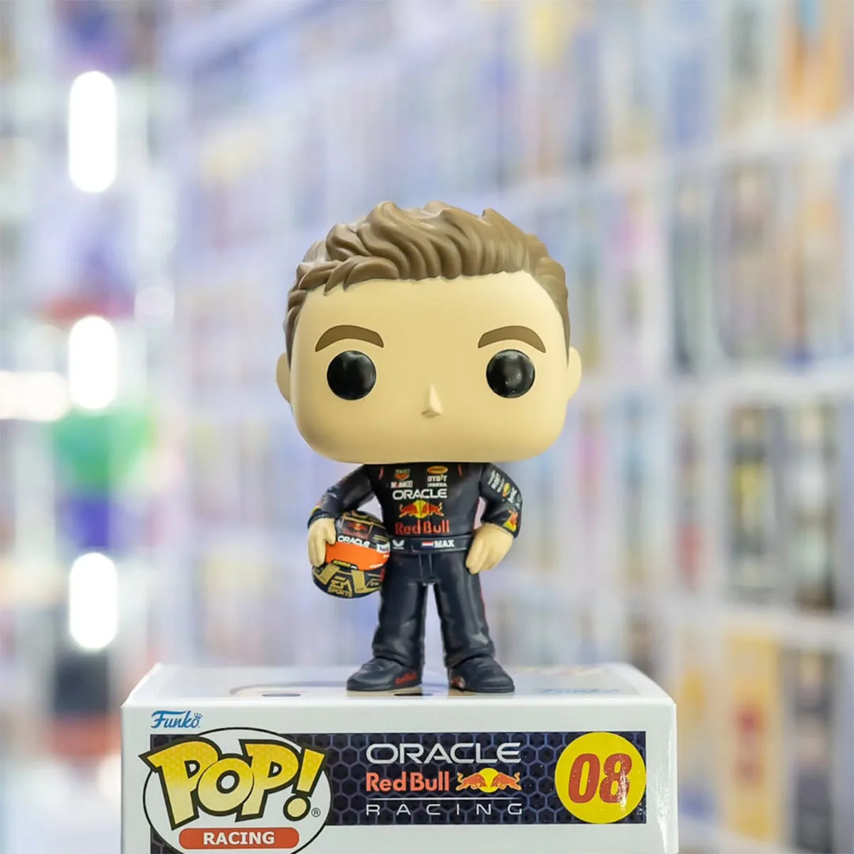 Ігрова фігурка Funko POP! вінілова 11,4 см Макс Ферстаппен з шоломом