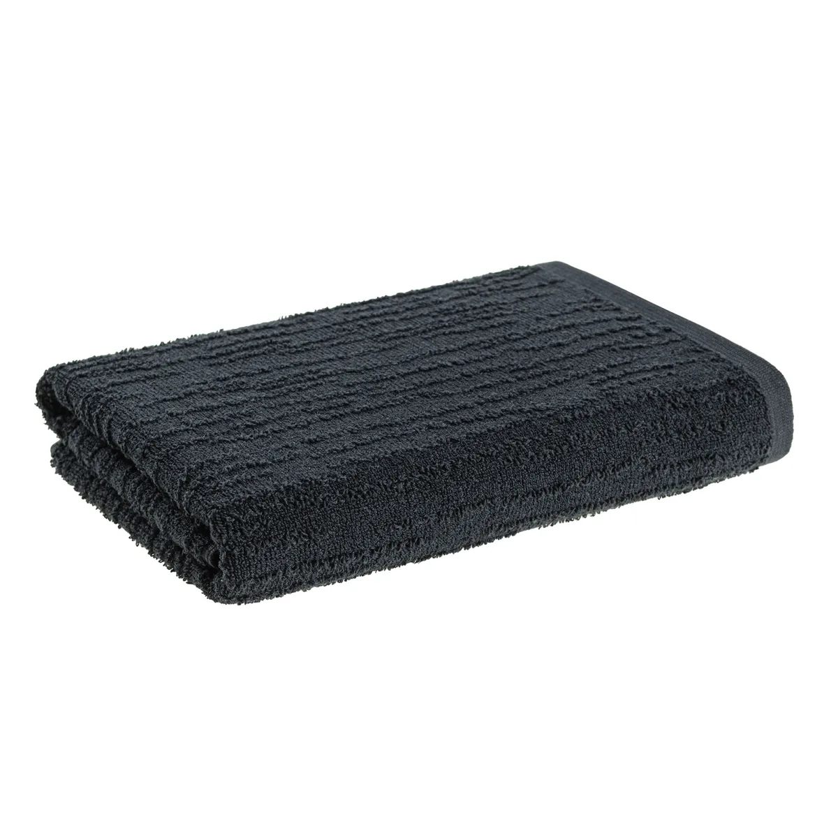 Рушник банний Home Line махровий 70х130 см чорний 100% бавовна
