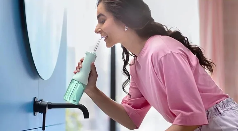 Іригатор Philips Sonicare бездротовий 250 мл м'ятний 2 режими 3 рівні інтенсивності
