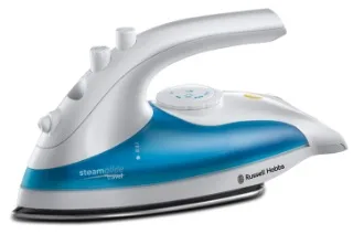 Праска Russell Hobbs 830 Вт з парою Нержавіюча сталь Блакитна 80 мл