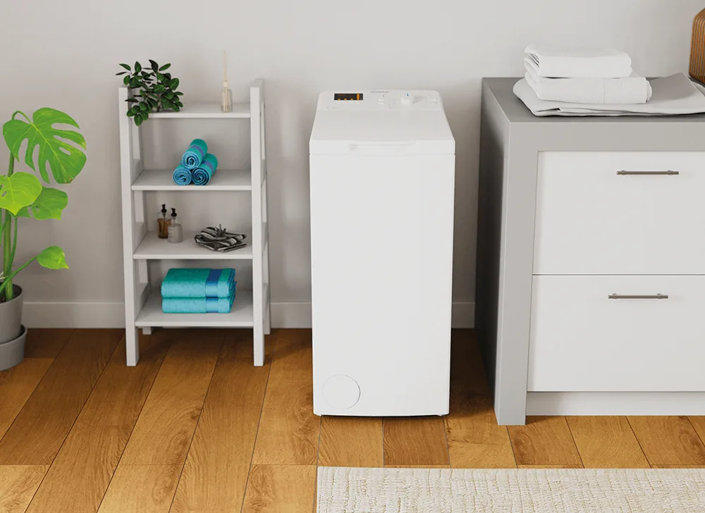 Пральна машина Indesit вертикальна 6кг 1000 об/хв для прання білизни компактна з LED-дисплеєм