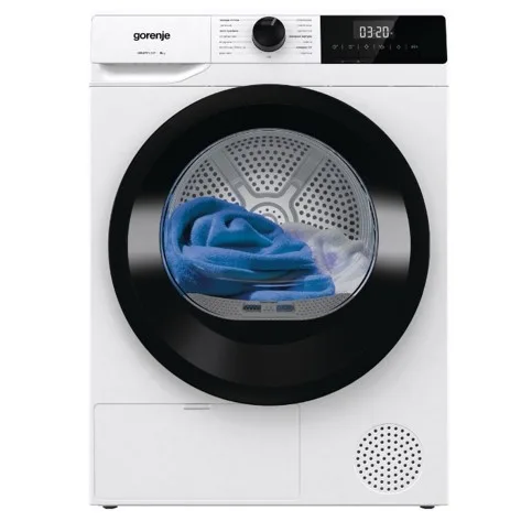 Сушильна машина Gorenje Конденсаційна 8 кг 59,5х84,5х55 см Білий