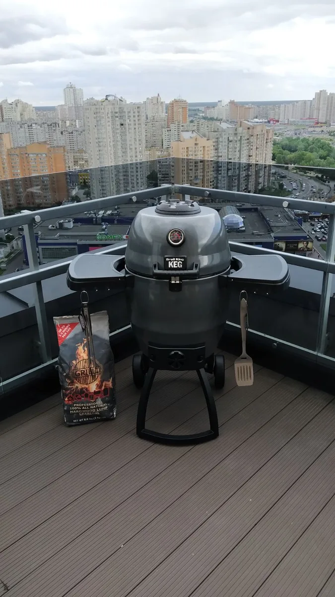 Вугільний гриль Broil King чорний 119,4х68,6х104,1 см 57,2 кг