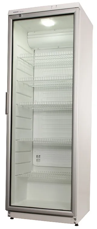 Холодильна вітрина Snaige, 173x60x60 см, об'єм 350 л, 5 полиць, 1 зона, модель бут-154, 1 дверцята, ST, алюмінієві двері, білий ко