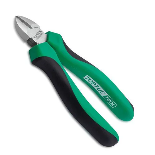 Бокорізи 160 мм багатокомпонентні чорні Toptul для різання проводів
