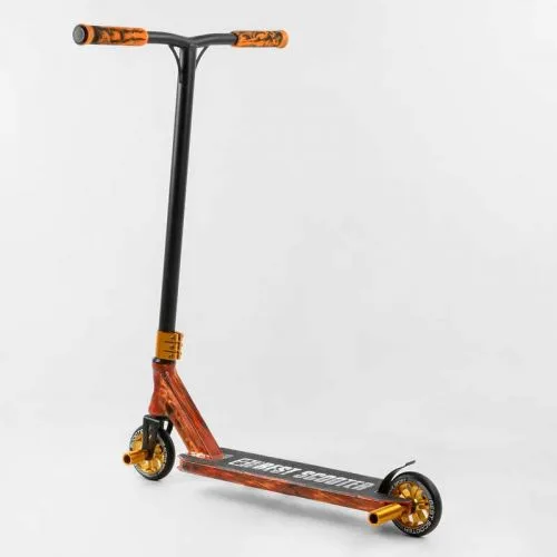 Трюковой самокат Best Scooter HIC-система с ПЕГИ алюминиевый диск для детей и подростков