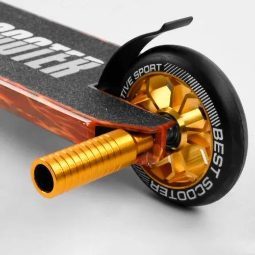 Трюковой самокат Best Scooter HIC-система с ПЕГИ алюминиевый диск для детей и подростков