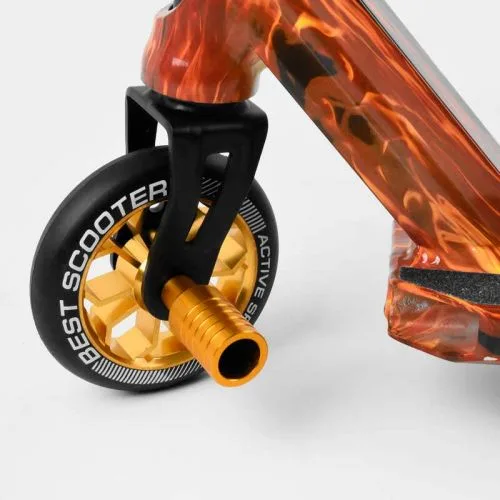 Трюковой самокат Best Scooter HIC-система с ПЕГИ алюминиевый диск для детей и подростков