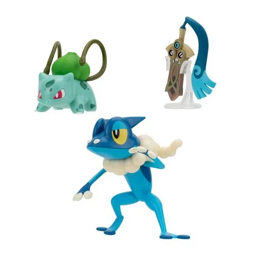 Набір фігурок Pokemon Хонедж Бульбазавр Фрогадир для дітей 3 фігурки ігрова колекція покемонів