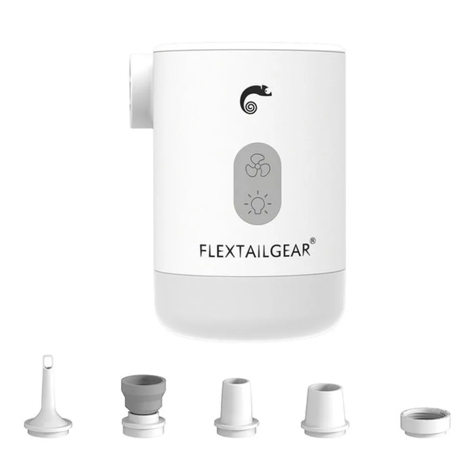 Насос-ліхтар Powerbank Flextail ABS 5х5х8 см Білий