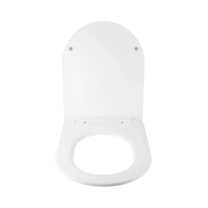 Сидіння для унітаза з мікроліфтом Qtap Slim 365х460х35 мм дюропласт біле