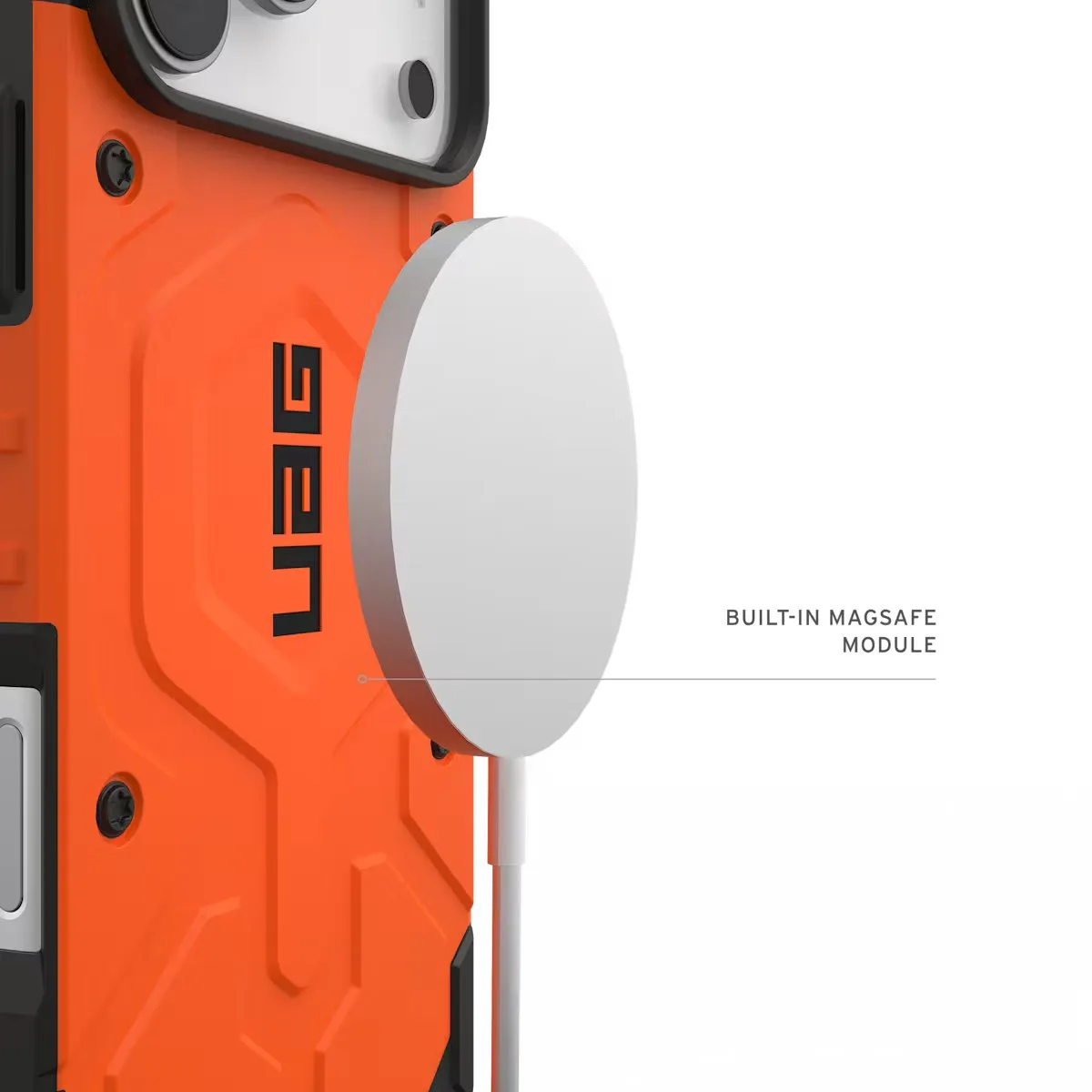 Чохол UAG для iPhone 17 Pro Max, Pathfinder MagSafe, Orange