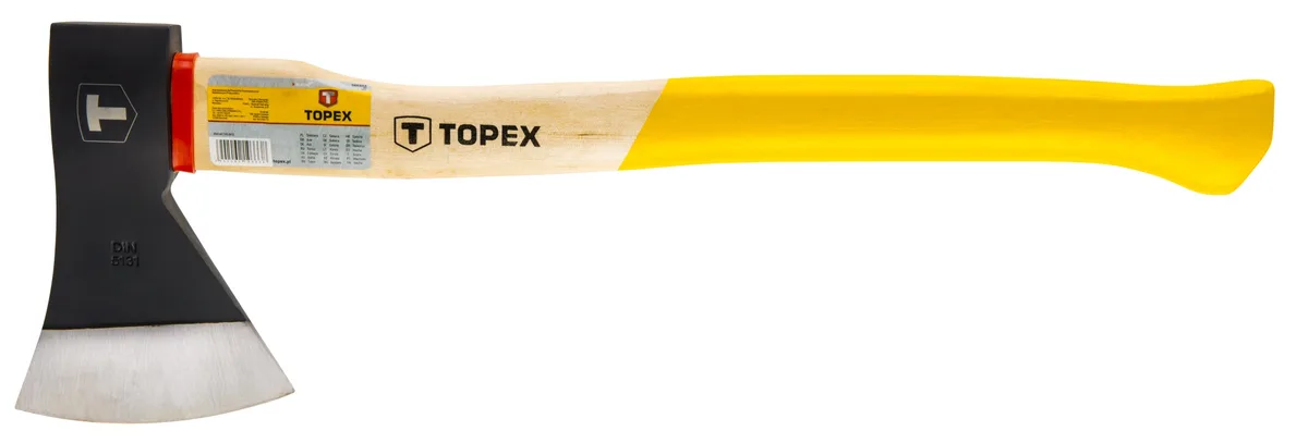 Сокира універсальна TOPEX 80 см 1,6 кг для саду та лісу колуна для деревини