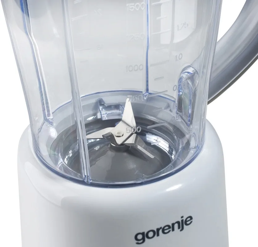 Блендер Gorenje стаціонарний 500Вт, ємність 1500мл, білий.